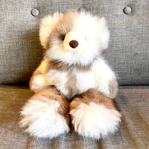 Cute 100% Alpaca Fur Teddy Bear